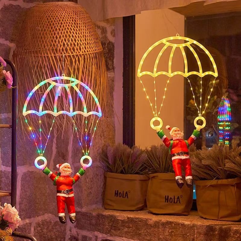 Outdoor Lighting Wire - Luci a Stringa LED Babbo Natale