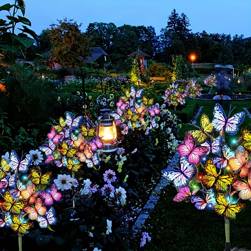 Outdoor Lighting Wire - Luci da giardino a farfalla a