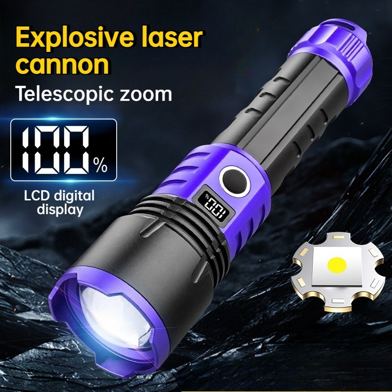 Outdoor Lighting For Camping - Torcia LED Multifunzionale ad Alta Luminosità,