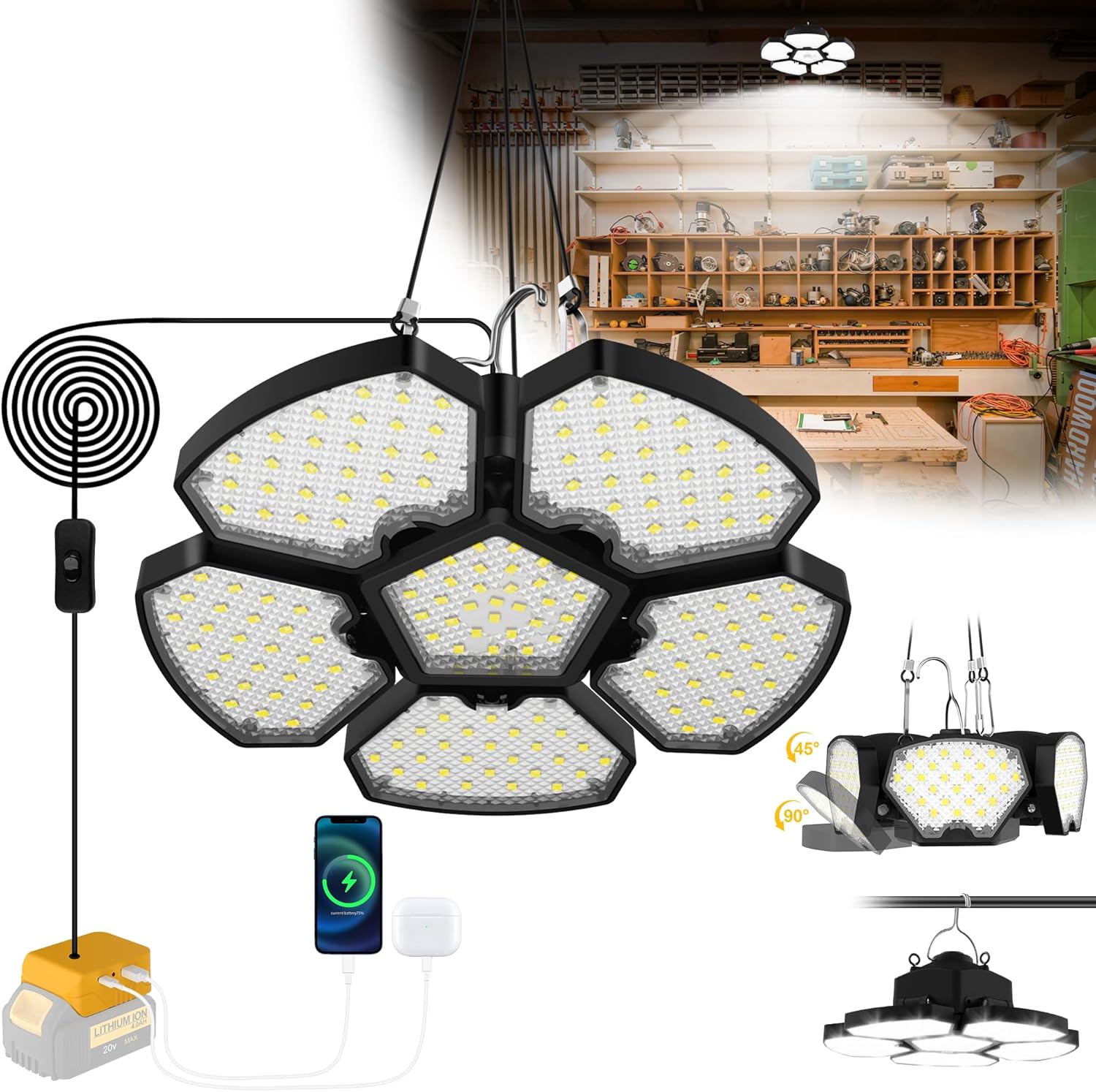 Outdoor Lighting Jobs - Lampada a Batteria per Esterni, Luce
