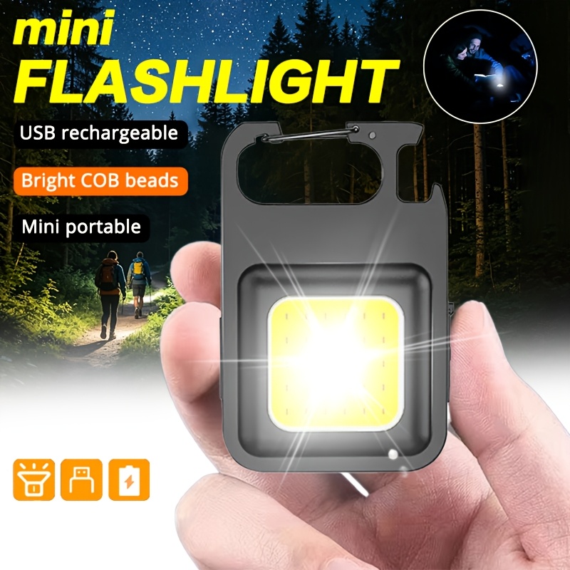 Outdoor Lighting For Camping - Torcia Portatile a Portachiavi Mini Multifunzione