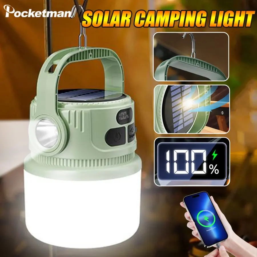 Outdoor Lighting Transformer - Lanterna da campeggio ricaricabile solare Lampada