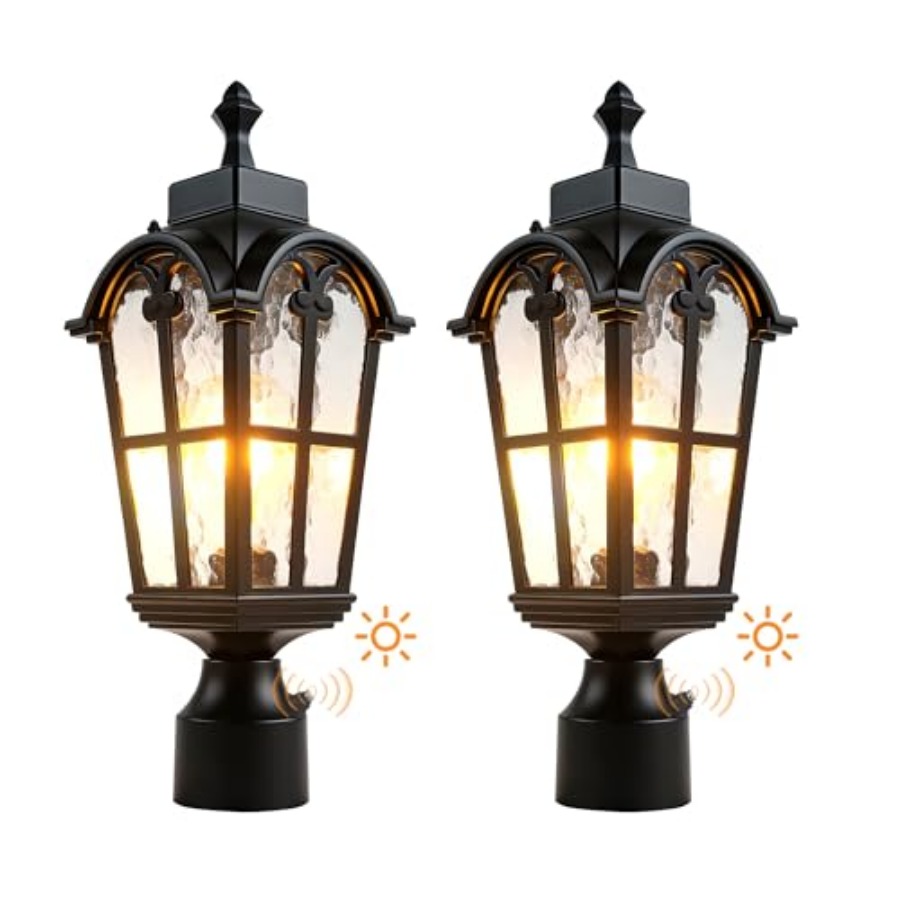Outdoor Lighting Battery - Lampada da Esterno con Sensore, Impermeabile,