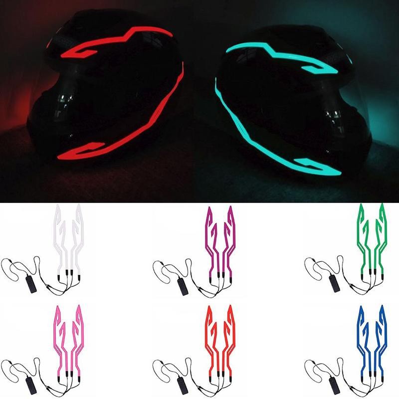 Waterproof Led Strip - 1 Set casco da moto impermeabile