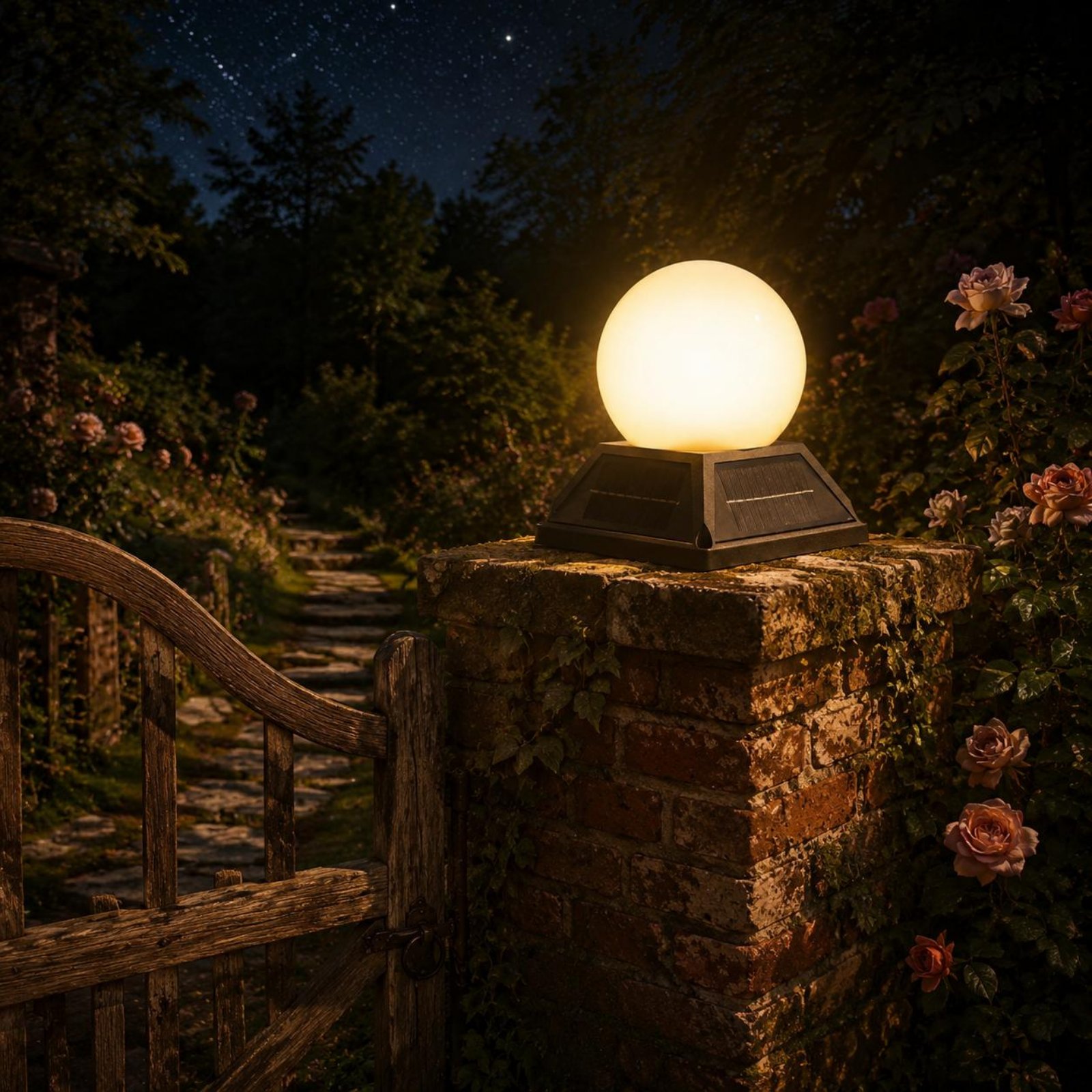 Outdoor Lighting Globes - Lampada Solare per Pali con Controllo