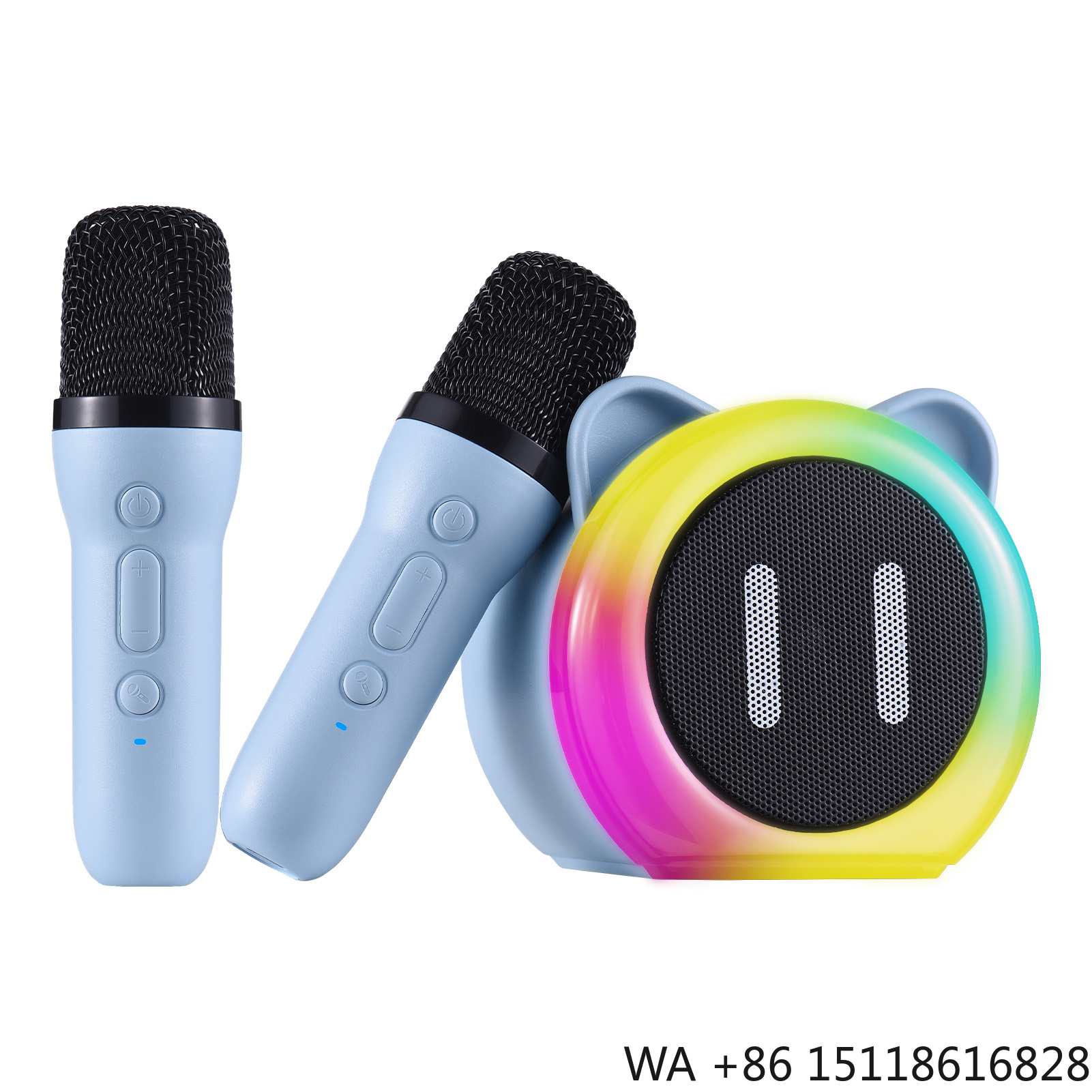 Outdoor Lighting For Garden - Macchina per Karaoke con 2 Microfoni