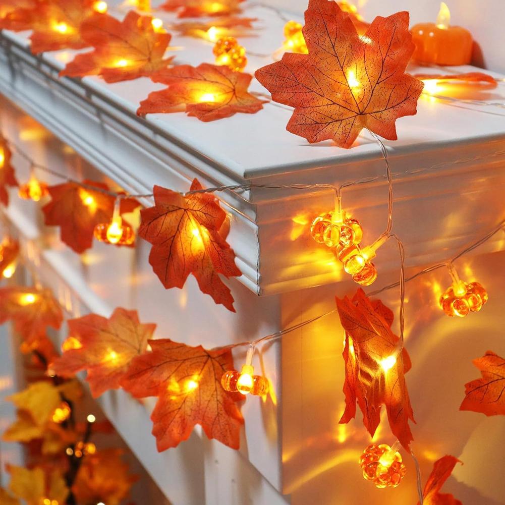 Luci a stringa di zucca piatte - Outdoor Lighting Battery Operated recensione e prezzo