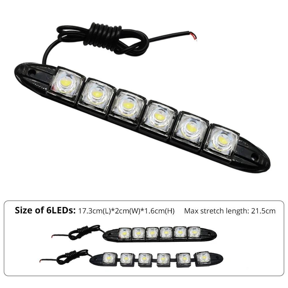 2PCS LED impermeabile DRL Ligh - Waterproof Led Strip recensione e prezzo