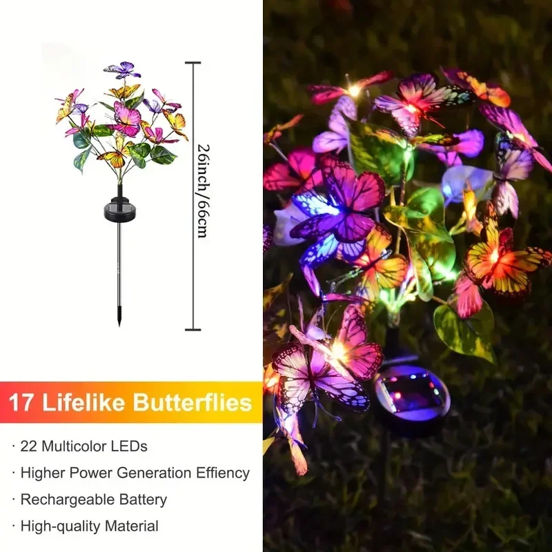 Luci da giardino a farfalla a  - Outdoor Lighting Wire recensione e prezzo