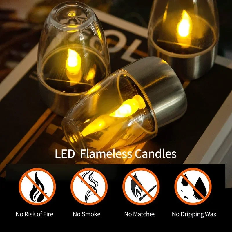 Candele senza fiamma ad energi - Outdoor Lighting Battery Operated recensione e prezzo