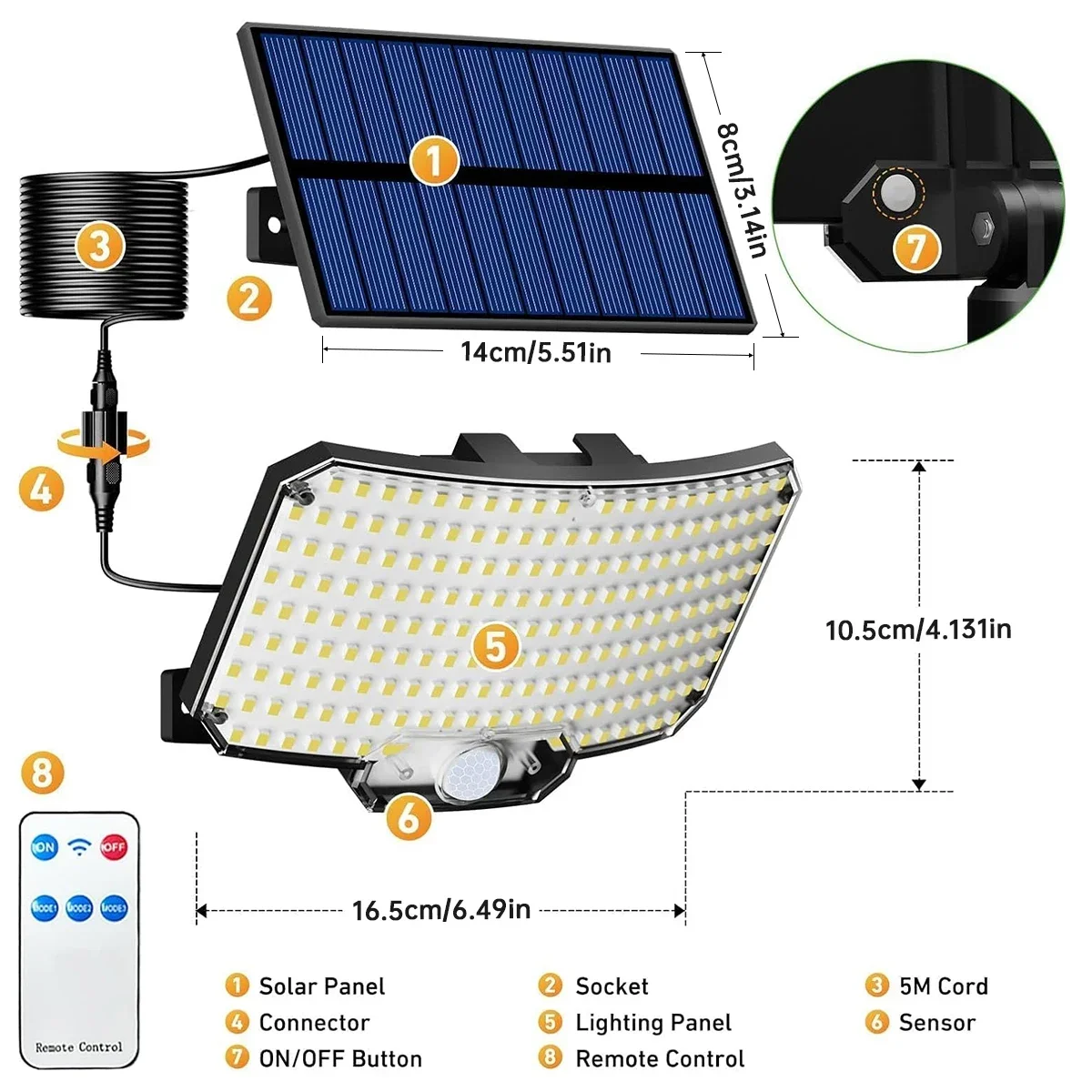 Luci Solari da Esterno 234LED  - Outdoor Lighting For Garden recensione e prezzo