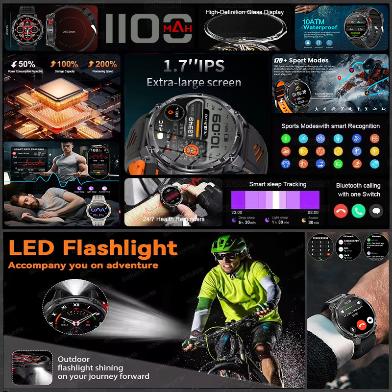 T-REX 3 Smartwatch militare da - Outdoor Lighting Battery Operated recensione e prezzo