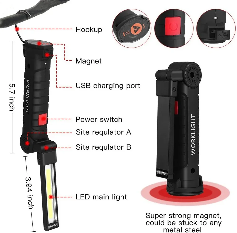 Torcia portatile a LED COB Lam - Outdoor Lighting For Camping recensione e prezzo
