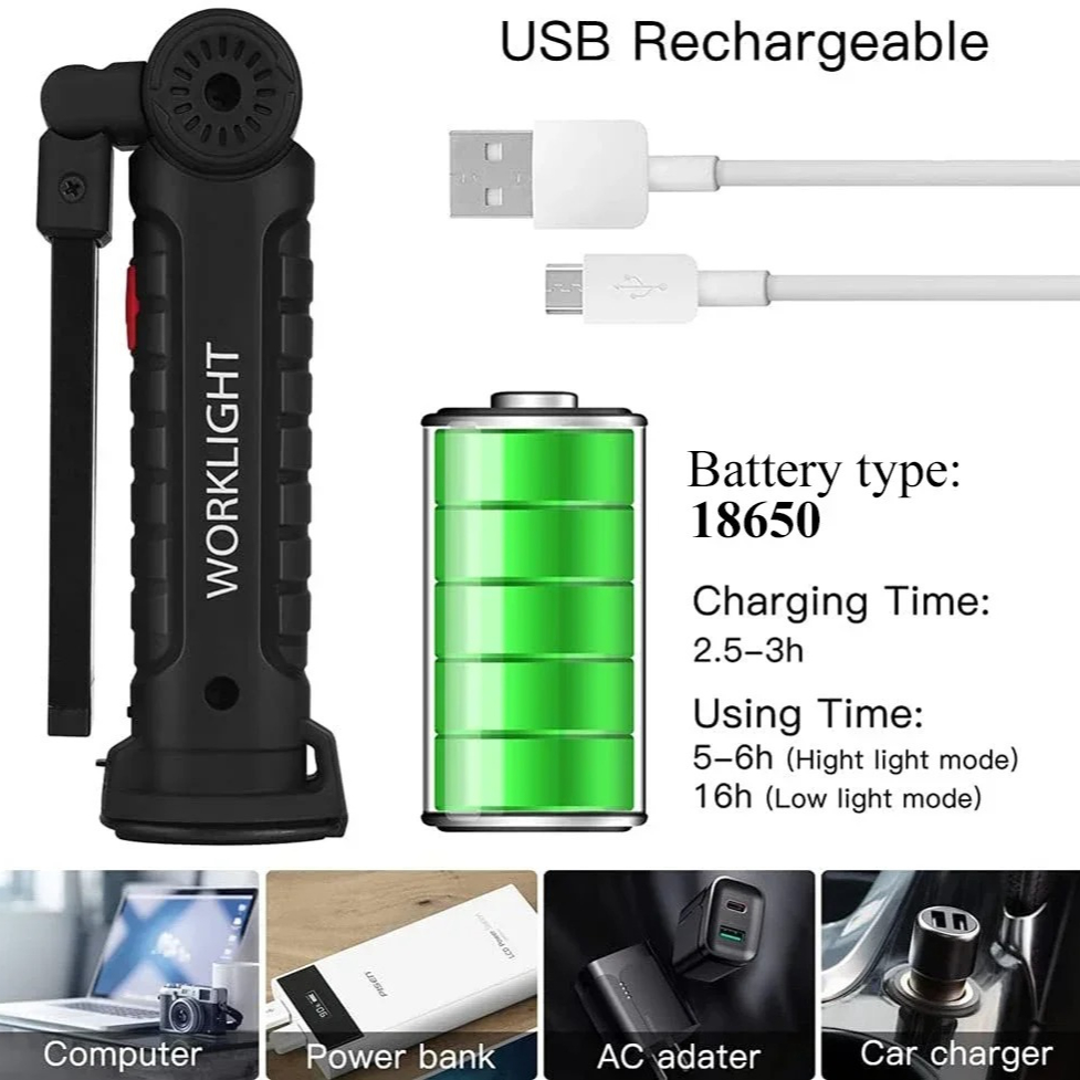Torcia portatile a LED COB Lam - Outdoor Lighting For Camping recensione e prezzo