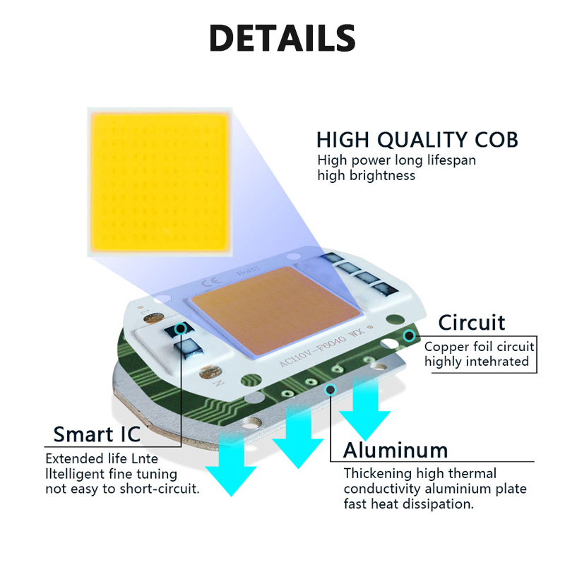 3000K 6000K LED COB Chip Light - Zumtobel Outdoor Lighting recensione e prezzo