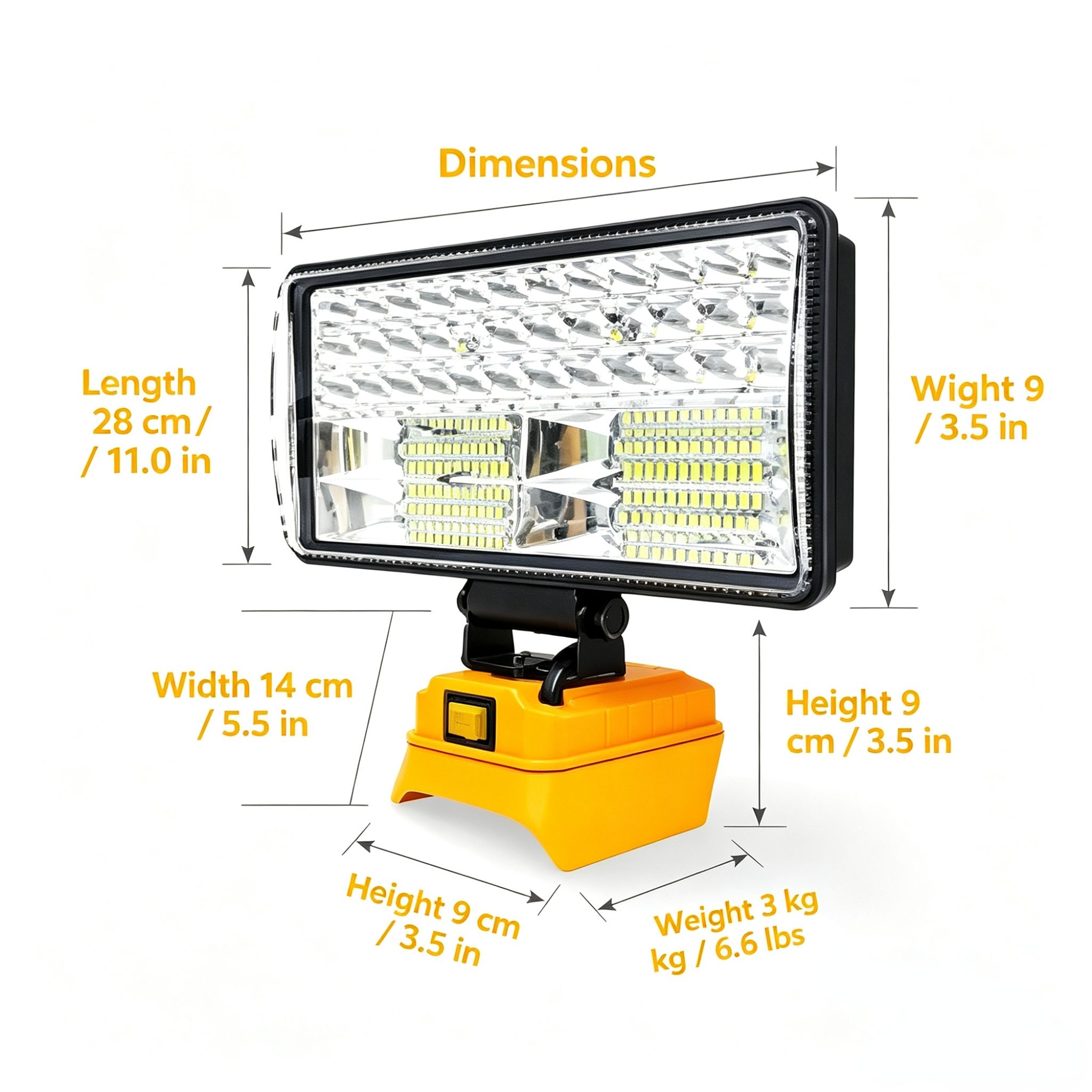 Lampada da Lavoro LED 20V MAX  - Outdoor Lighting Jobs recensione e prezzo