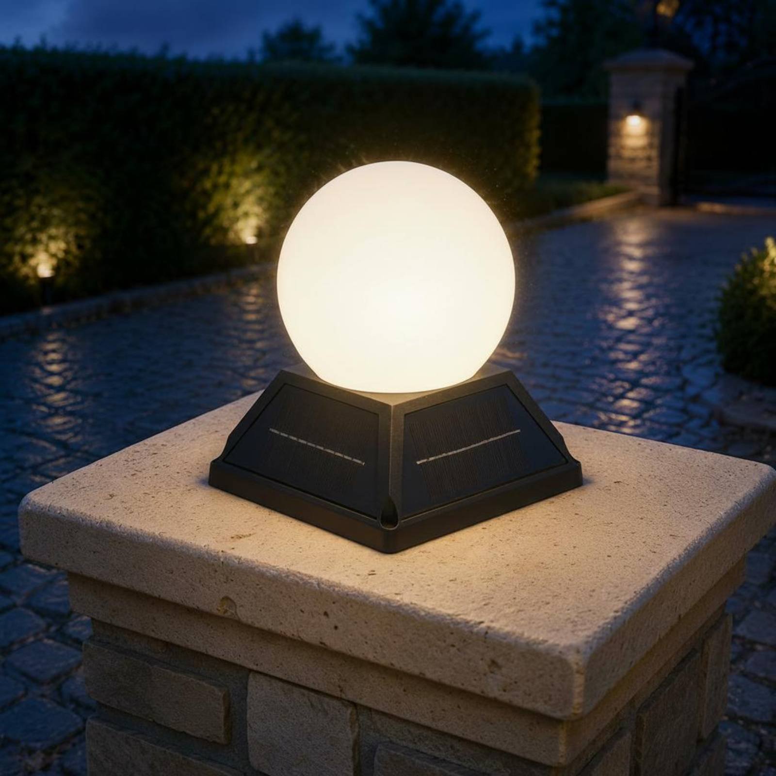 Lampada Solare per Pali con Co - Outdoor Lighting Globes recensione e prezzo