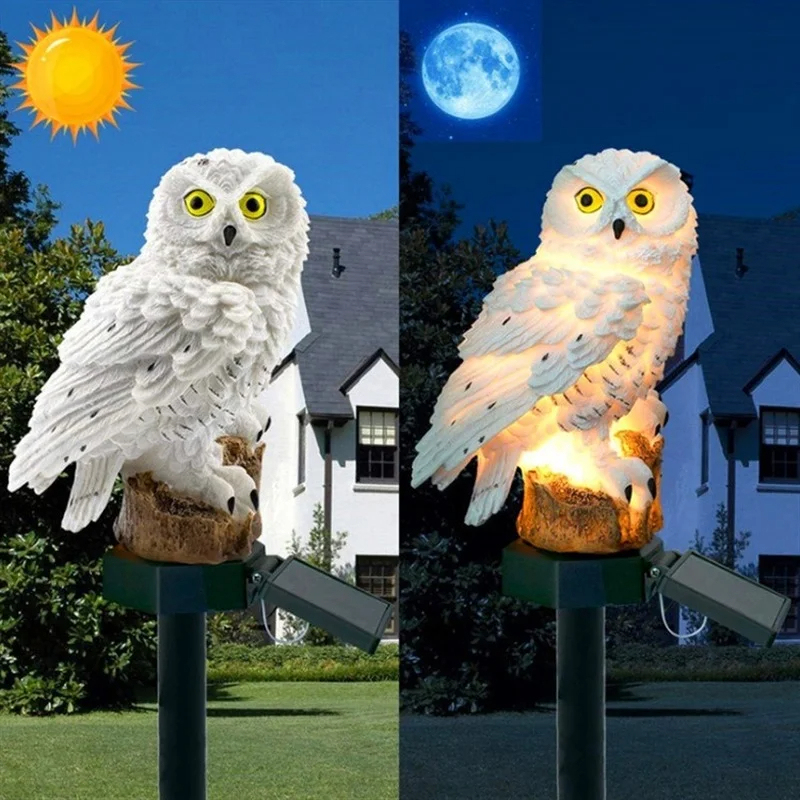 Statua di Gufo Solare con Luce - Outdoor Lighting Wire recensione e prezzo