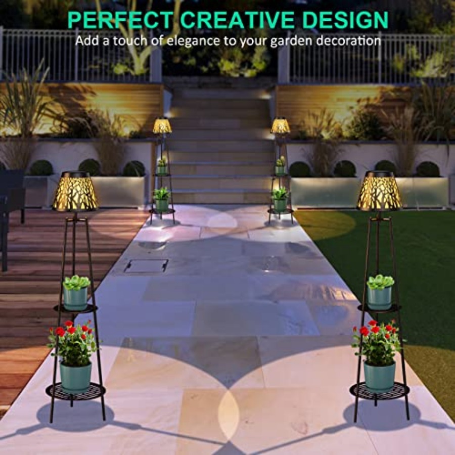Set di 2 Lampade Solari da Est - Outdoor Lighting For Garden recensione e prezzo