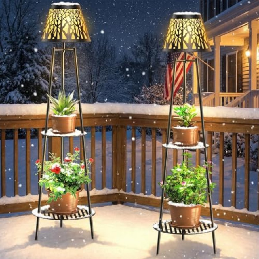 Set di 2 Lampade Solari da Est - Outdoor Lighting For Garden recensione e prezzo