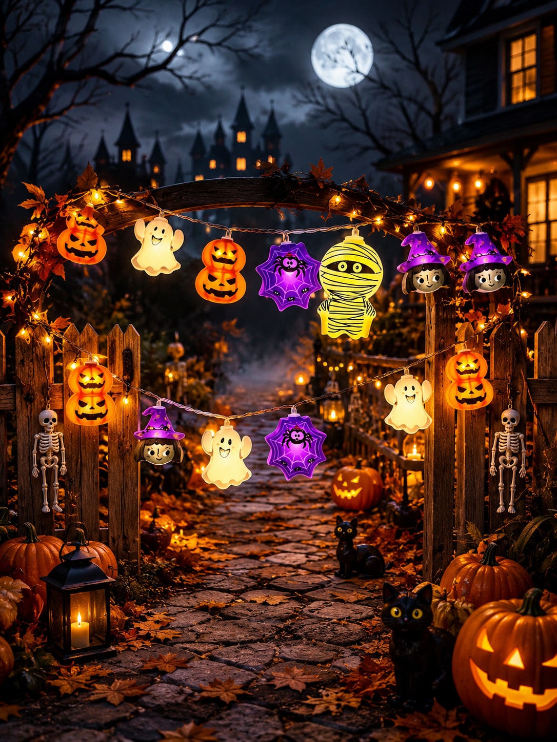 1 pz Luci Decorative di Hallow - Outdoor Lighting Battery Operated recensione e prezzo