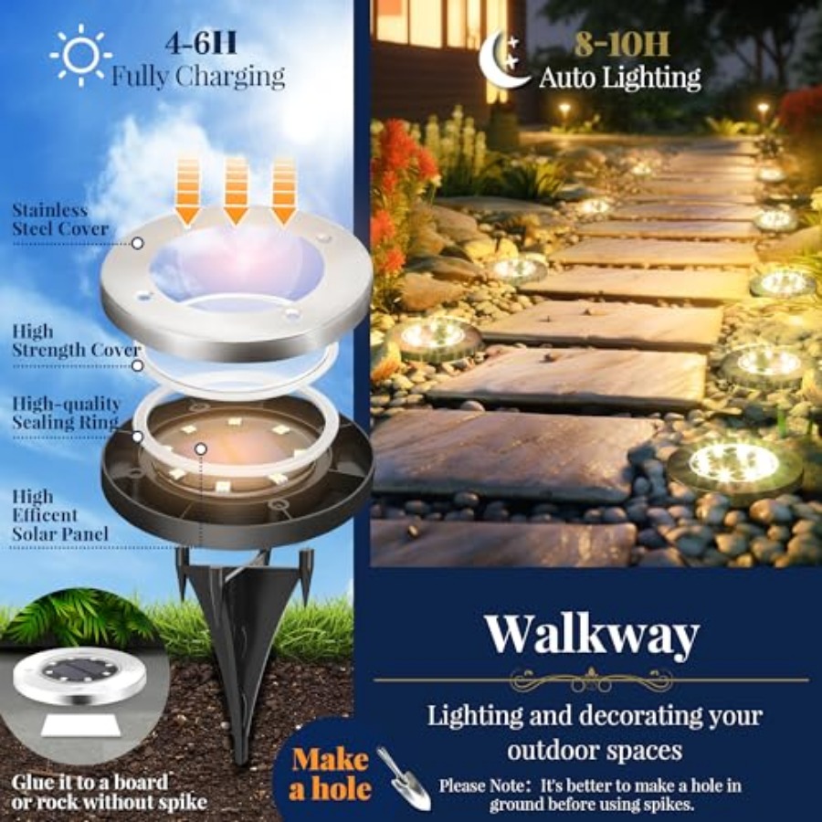 Luci Solari da Giardino, Illum - Outdoor Lighting For Garden recensione e prezzo